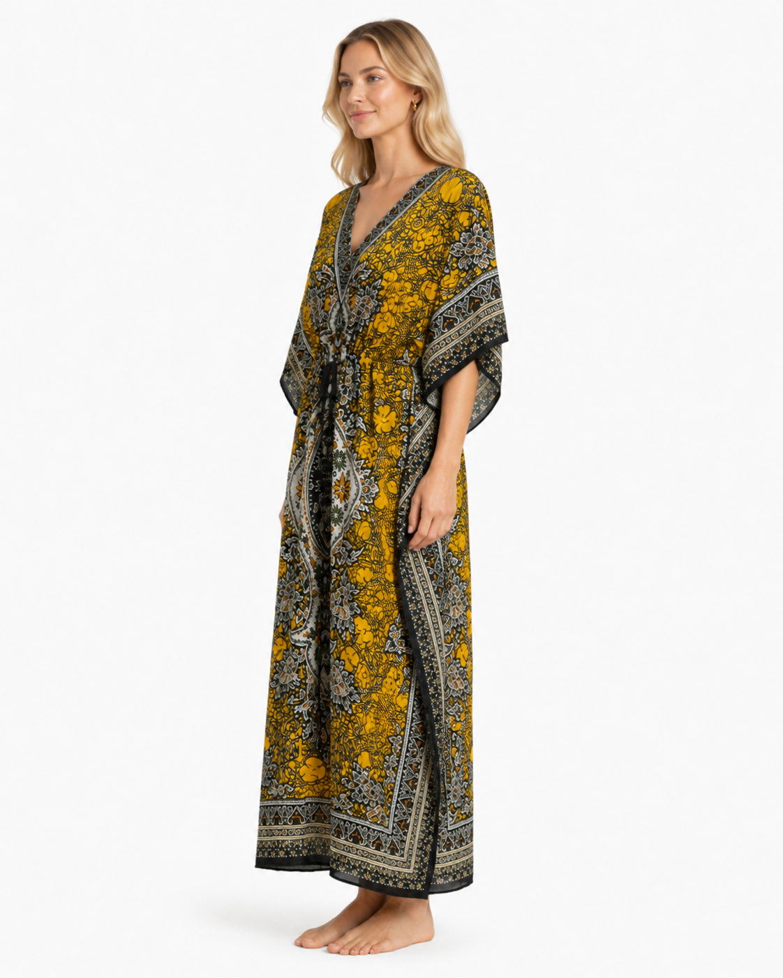 Summer Kaftan - Yellow