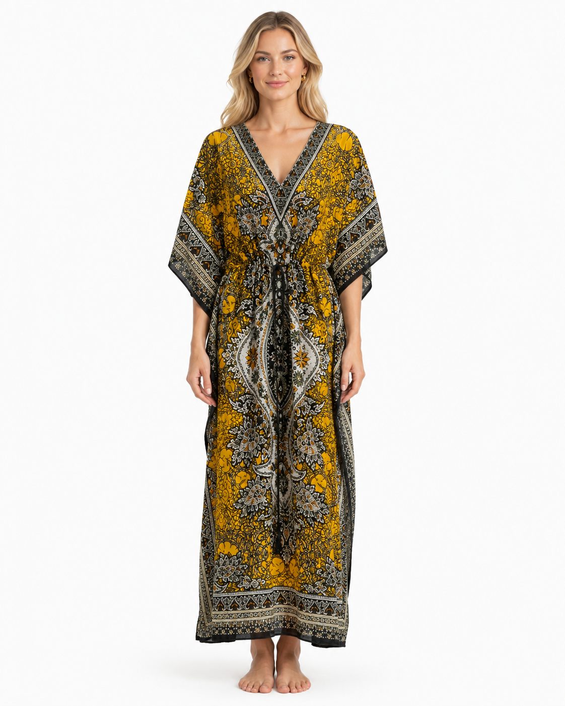 Summer Kaftan - Yellow