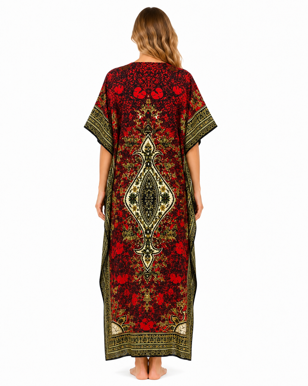Summer Kaftan - Red