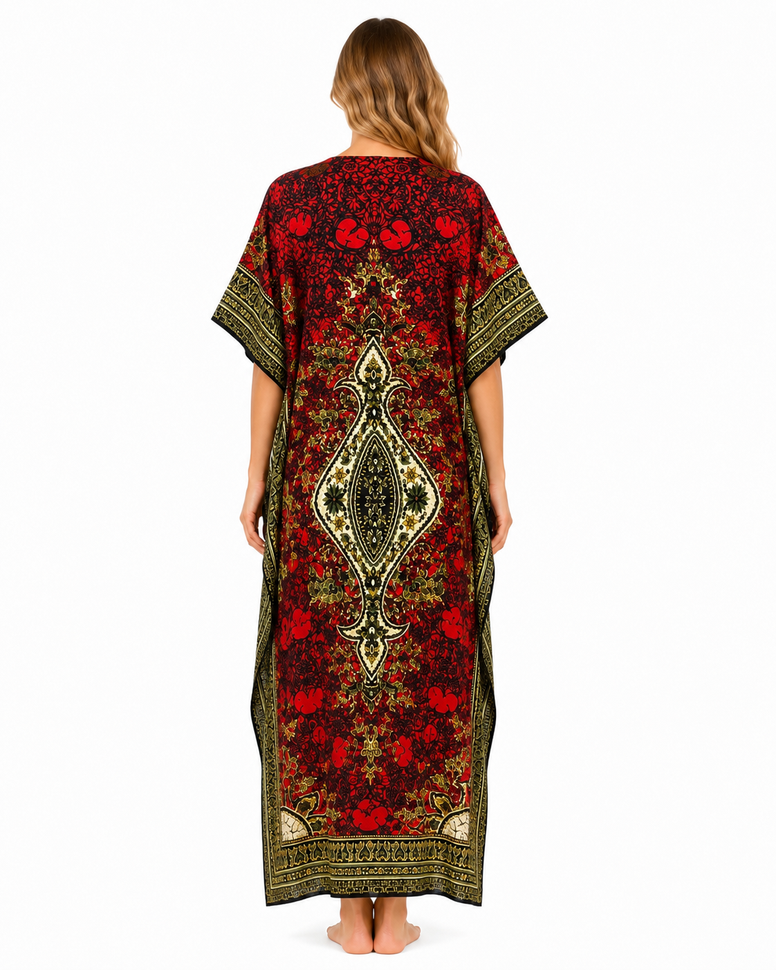 Summer Kaftan - Red