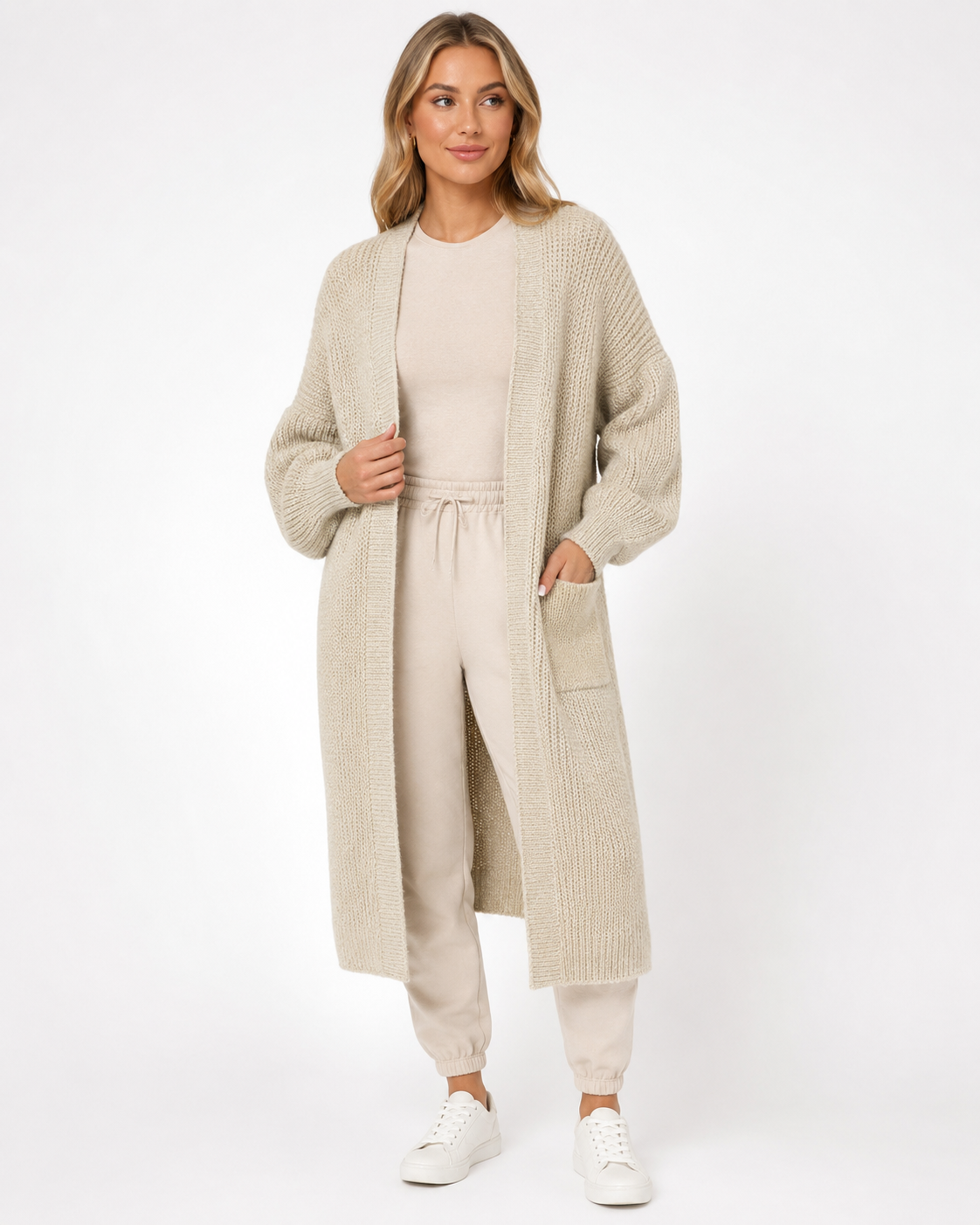 Balloon Sleeve Cardigan